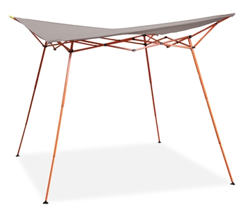 Caravan Canopy 8X8 Evo Shade Grey (Orange Frame)