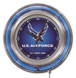 United States Air Force 15 inch Double Neon Wall Clock