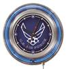 United States Air Force 15 inch Double Neon Wall Clock