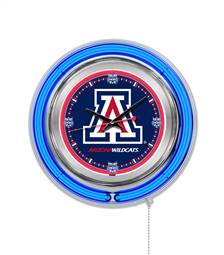 University of Arizona 15 inch Double Neon Wall Clock