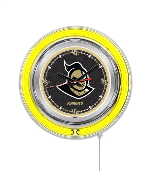University of Central Florida 15 inch Double Neon Wall Clock