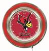 Illinois State University 15 inch Double Neon Wall Clock