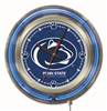 Pennsylvania State University 15 inch Double Neon Wall Clock