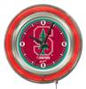 Stanford University 15 inch Double Neon Wall Clock