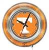 University of Tennessee 15 inch Double Neon Wall Clock