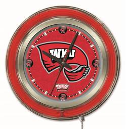 Western Kentucky University 15 inch Double Neon Wall Clock