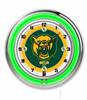 Baylor University 19 inch Double Neon Wall Clock
