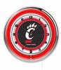 University of Cincinnati 19 inch Double Neon Wall Clock