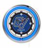 Grand Valley State University 19 inch Double Neon Wall Clock