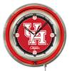 University of Houston 19 inch Double Neon Wall Clock