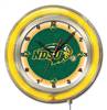 North Dakota State University 19 inch Double Neon Wall Clock