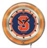 Syracuse University 19 inch Double Neon Wall Clock
