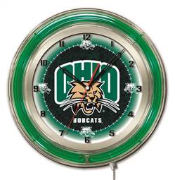 Ohio University 19 inch Double Neon Wall Clock