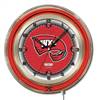 Western Kentucky University 19 inch Double Neon Wall Clock