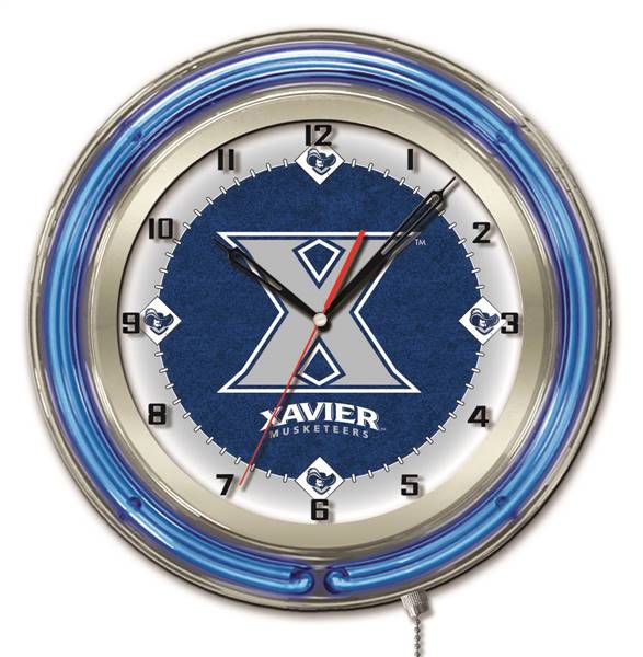 Xavier 19 inch Double Neon Wall Clock