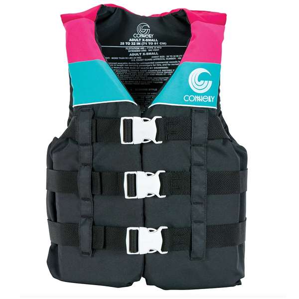 Connelly Retro Teen Girls Nylon LIfe Vest 90-120 lbs.  