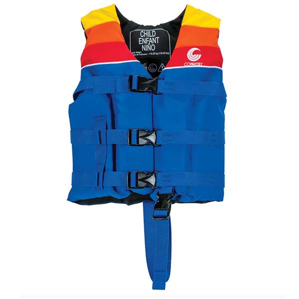 Connelly Retro Child Boys Nylon LIfe Vest 33-55 lbs  