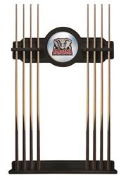 University of Alabama (Elephant) Solid Wood Cue Rack with a Black Finish