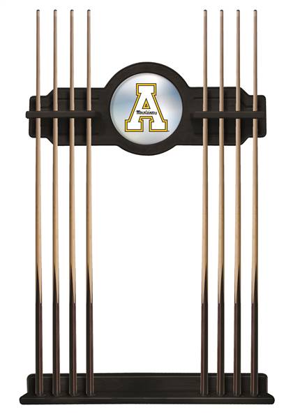 Appalachian State University Solid Wood Cue Rack with a Black Finish