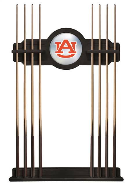 Auburn University Solid Wood Cue Rack with a Black Finish