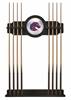 Boise State University Solid Wood Cue Rack with a Black Finish