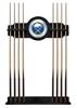 Buffalo Sabres Solid Wood Cue Rack with a Black Finish