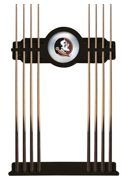 Florida State (Head) Solid Wood Cue Rack with a Black Finish