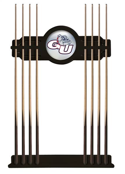 Gonzaga Solid Wood Cue Rack with a Black Finish