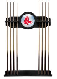 Boston Red Sox Solid Wood Cue Rack with a Black Finish