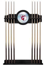 Cleveland Guardians Solid Wood Cue Rack with a Black Finish