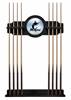 Miami Marlins Solid Wood Cue Rack with a Black Finish