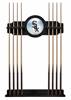 Chicago White Sox Solid Wood Cue Rack with a Black Finish