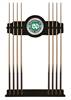 University of North Dakota Solid Wood Cue Rack with a Black Finish