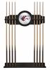 Southern Illinois University Solid Wood Cue Rack with a Black Finish