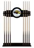 University of Southern Mississippi Solid Wood Cue Rack with a Black Finish