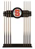Syracuse University Solid Wood Cue Rack with a Black Finish