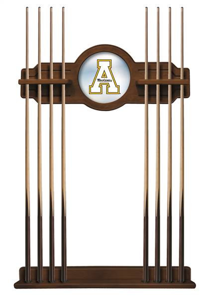Appalachian State University Solid Wood Cue Rack with a Chardonnay Finish