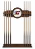 Central Michigan University Solid Wood Cue Rack with a Chardonnay Finish