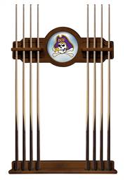 East Carolina University Solid Wood Cue Rack with a Chardonnay Finish