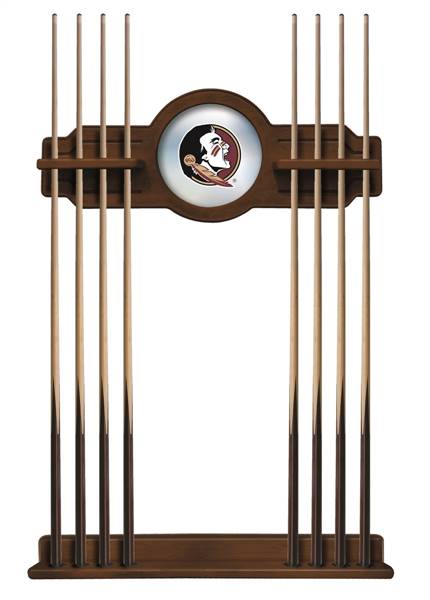 Florida State (Head) Solid Wood Cue Rack with a Chardonnay Finish