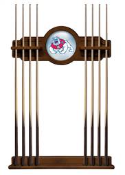 Fresno State University Solid Wood Cue Rack with a Chardonnay Finish