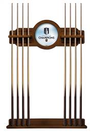 Vegas Golden Knights - 2023 Stanley Cup Champions Solid Wood Cue Rack Chardonnay