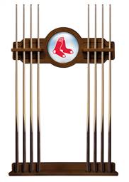 Boston Red Sox Solid Wood Cue Rack with a Chardonnay Finish