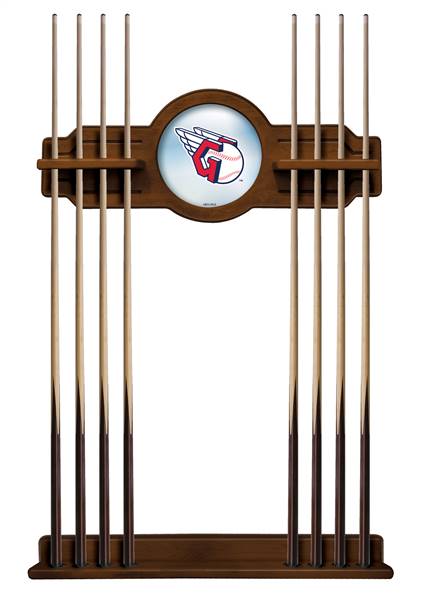 Cleveland Guardians Solid Wood Cue Rack with a Chardonnay Finish