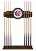 Chicago Cubs Solid Wood Cue Rack with a Chardonnay Finish