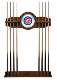 Chicago Cubs Solid Wood Cue Rack with a Chardonnay Finish