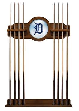Detroit Tigers Solid Wood Cue Rack with a Chardonnay Finish
