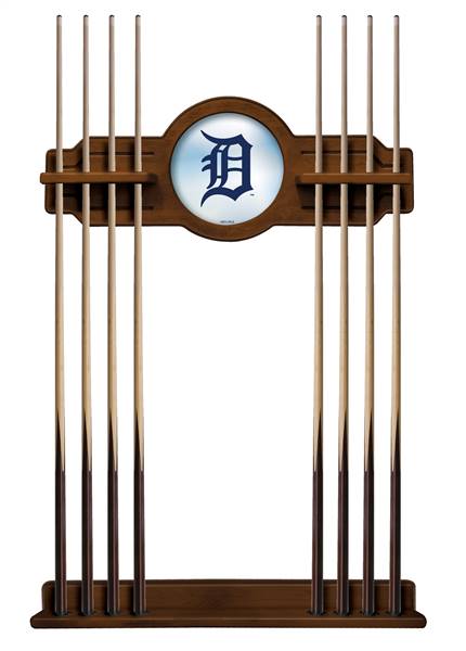 Detroit Tigers Solid Wood Cue Rack with a Chardonnay Finish