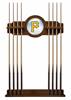 Pittsburgh Pirates Solid Wood Cue Rack with a Chardonnay Finish