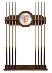San Francisco Giants Solid Wood Cue Rack with a Chardonnay Finish